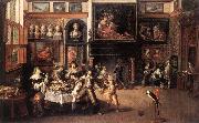 FRANCKEN, Ambrosius Supper at the House of Burgomaster Rockox dhe China oil painting reproduction